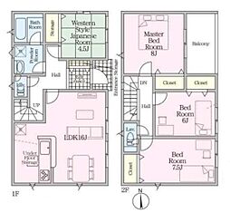 クレイドルガーデン杏町 2号棟 ／新築一戸建