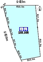 北名古屋市久地野権現の土地