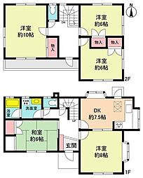 名古屋市守山区大字中志段味字西山島の一戸建て