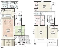 尾張旭市北原山町六田池の一戸建て
