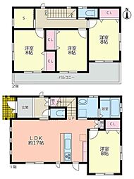 名古屋市守山区桔梗平１丁目の一戸建て