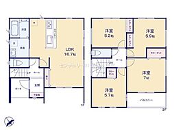 尾張旭市南原山町赤土の一戸建て