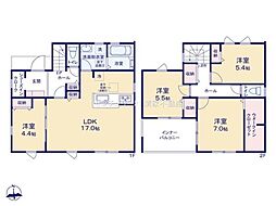 尾張旭市東印場町二反田の一戸建て