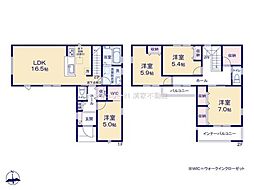 尾張旭市東印場町二反田の一戸建て