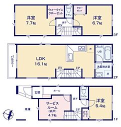 横浜市神奈川区白幡東町の一戸建て