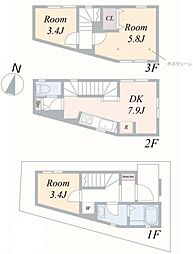 横浜市港北区篠原東1丁目の一戸建て