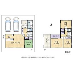 長浜市口分田町3期　2号棟