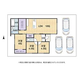 長浜市地福寺町　平屋モデルハウス