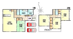 泉南郡熊取町山の手台３丁目の一戸建て