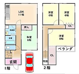 泉南市樽井５丁目の一戸建て