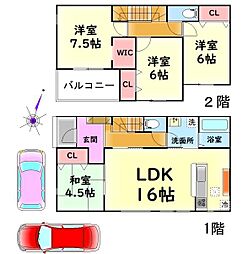 泉佐野市鶴原の一戸建て