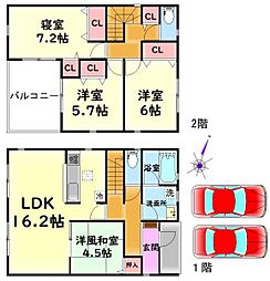 泉南市信達市場の一戸建て