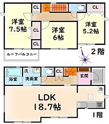 泉佐野市長滝の一戸建て