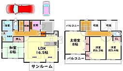 泉南郡熊取町つばさが丘北２丁目の一戸建て