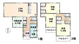 貝塚市脇浜４丁目の一戸建て