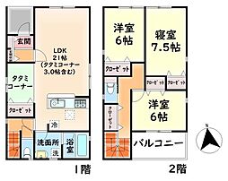 泉佐野市岡本３丁目の一戸建て