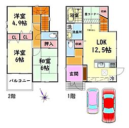 泉大津市松之浜町１丁目の一戸建て