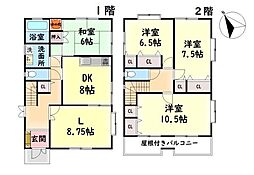 泉佐野市中庄の一戸建て