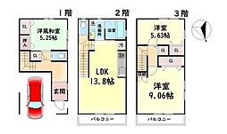 泉大津市虫取町１丁目の一戸建て
