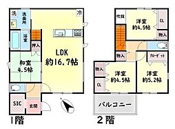 岸和田市上野町西の一戸建て