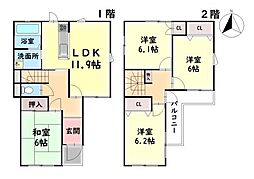 羽曳野市野々上２丁目の一戸建て