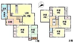 羽曳野市学園前4丁目の一戸建て
