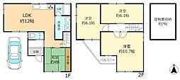 豊中市大黒町３丁目の一戸建て