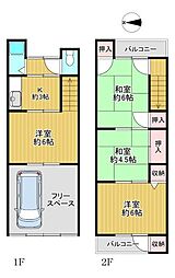 門真市深田町　中古テラスハウス