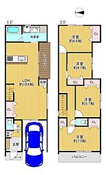 平野区背戸口1丁目　新築戸建