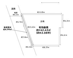 生野区中川4丁目　土地