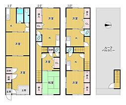 生野区中川西2丁目　中古テラスハウス
