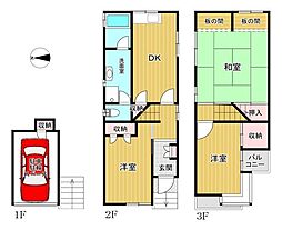 東住吉区田辺3丁目　中古戸建