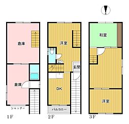 生野区巽西4丁目　倉庫付き中古戸建