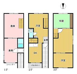 生野区巽西4丁目　倉庫付き中古戸建