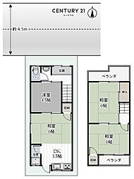 堺市東区日置荘西町５丁の一戸建て