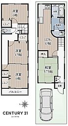 堺市西区浜寺船尾町東２丁の一戸建て