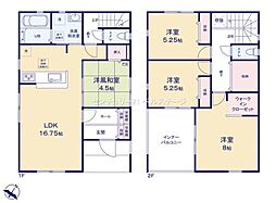 JR内房線　君津市杢師3丁目　新築戸建1号棟