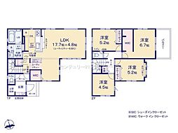 JR内房線　木更津市桜井新町4丁目　新築戸建1号棟