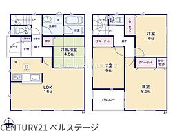 JR久留里線　袖ケ浦市横田　新築戸建3号棟