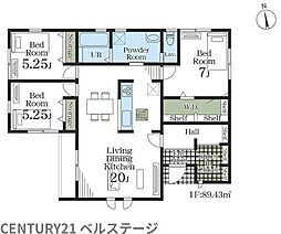 JR内房線　市原市姉崎　新築戸建1号棟