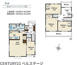 JR久留里線　木更津市祇園2丁目　新築戸建2号棟