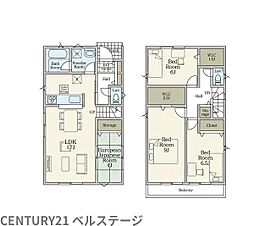JR内房線　木更津市請西3丁目　新築戸建3号棟