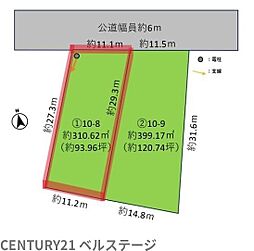 JR内房線　君津市南久保2丁目　売土地1号地