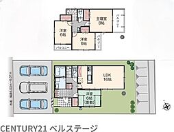 JR内房線　木更津市清見台東3丁目　新築戸建1号棟