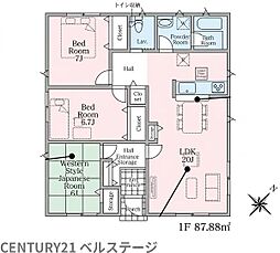 JR内房線　富津市青木　新築戸建1号棟