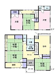 富士宮市大中里　メンテナンスが行きとどいた6部屋2階建て