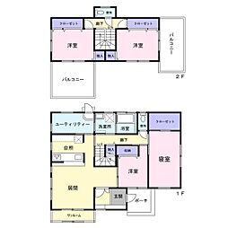 角地　リフォーム既済　広々した駐車場