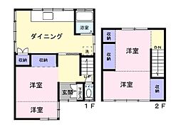 清水区上中古戸建　2〜3台駐車スペースあり