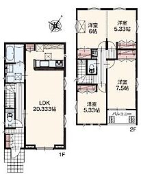 清水区七ツ新屋　新築全2棟　2号棟
