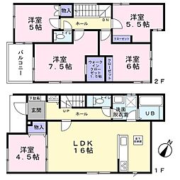＼駿河区広野4丁目／南西接道で陽あたり良好　1号棟